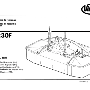 Vicon Cm230F Parts Manual