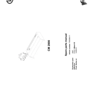 Vicon Cm2800 Parts Manual