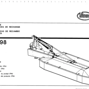 Vicon Cm298 Parts Manual