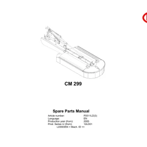 Vicon Cm299 2005 Parts Manual