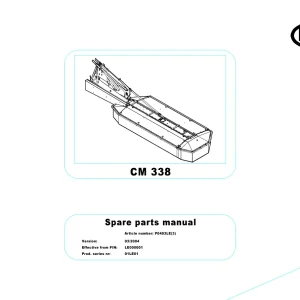 Vicon Cm338 Parts Manual