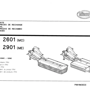 Vicon Cmp2601 Cmp2901 Parts Manual