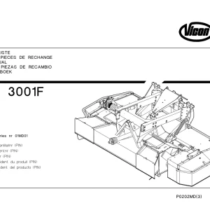 Vicon Cmp3001 Parts Manual