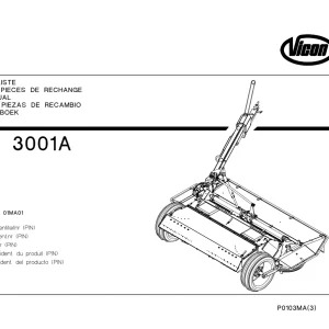 Vicon Cmp3001A Parts Manual