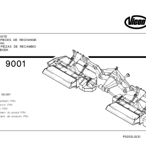 Vicon Cmp9001 Parts Manual