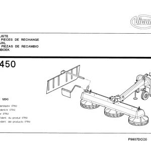 Vicon Cz450 Parts Manual