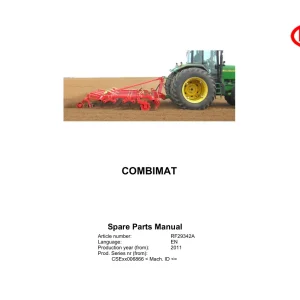 Vicon Combimat 2011 Parts Manual