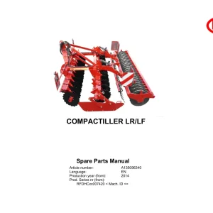 Vicon Compactiller Lr Lf 2014 Parts Manual