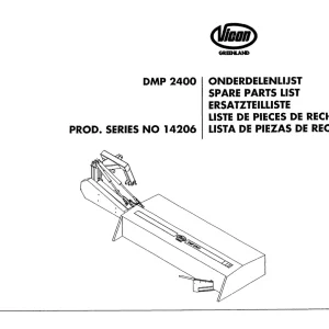 Vicon Dmp2400 Parts Manual