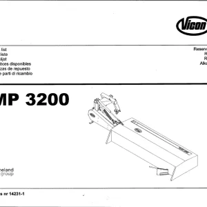 Vicon Dmp3200 Parts Manual