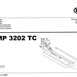 Vicon Dmp3202 Parts Manual