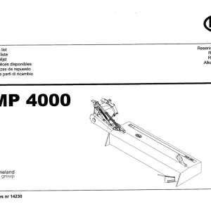 Vicon Dmp4000 Parts Manual