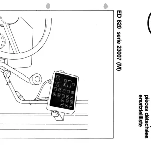 Vicon Ed820 Parts Manual