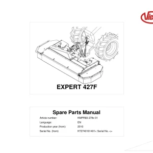 Vicon 427F 2010 Parts Manual