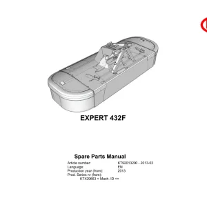 Vicon 432F 2013 Parts Manual