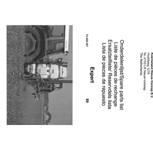Vicon Sprayer Parts Manual