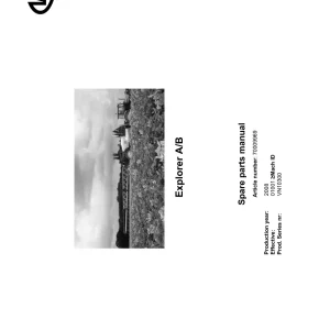 Vicon Explorer A B Parts Manual