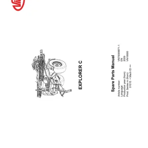 Vicon Explorer C 2009 Parts Manual