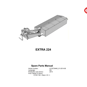 Vicon 224 2014 Parts Manual