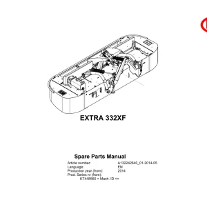 Vicon 332Xf 2014 Parts Manual