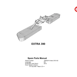Vicon 390 2012 Parts Manual