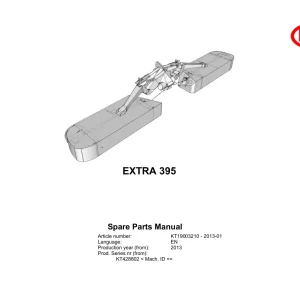 Vicon 395 2013 Parts Manual