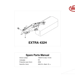 Vicon 432H 2009 Parts Manual