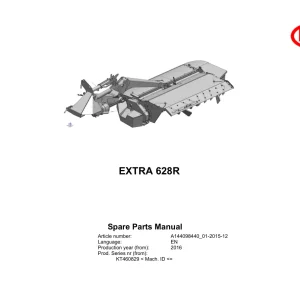 Vicon 628R 2016 Parts Manual