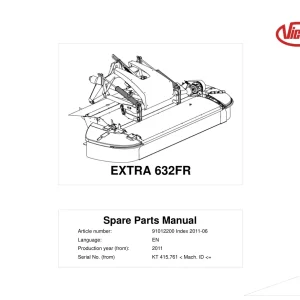 Vicon 632Fr 2011 Parts Manual