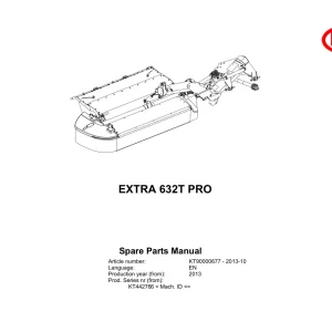 Vicon 632T Pro 2013 Parts Manual