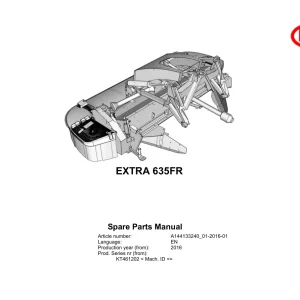 Vicon 635Fr 2016 Parts Manual