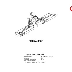 Vicon 690T 2009 Parts Manual
