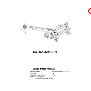 Vicon 824R Pro 2012 Parts Manual