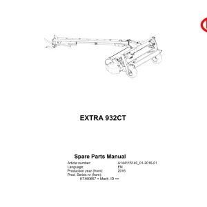 Vicon 932Ct 2016 Parts Manual