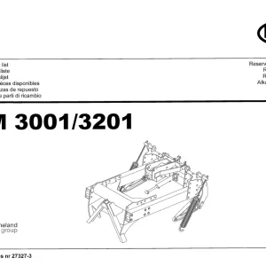 Vicon Fm3001 Fm3201 Parts Manual