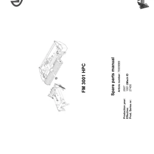 Vicon Fm3001Hpc Parts Manual