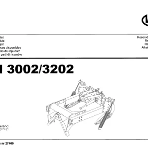 Vicon Fm3002 Fm3202 Parts Manual