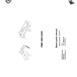Vicon Fmr3001 Fmr3201 Parts Manual