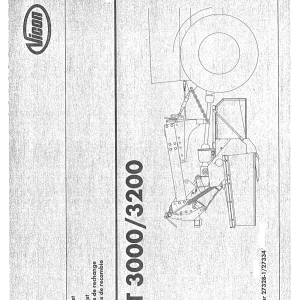 Vicon Fmt3000 Fmt3200 Parts Manual
