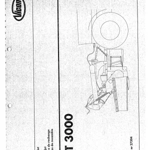Vicon Fmt3000 Parts Manual