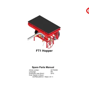 Vicon Ft1 2015 Parts Manual