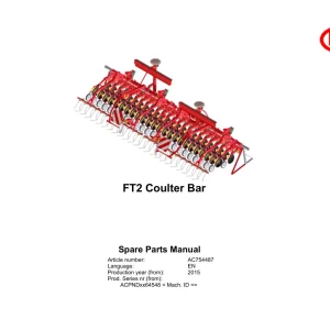 Vicon Ft2 2015 Parts Manual