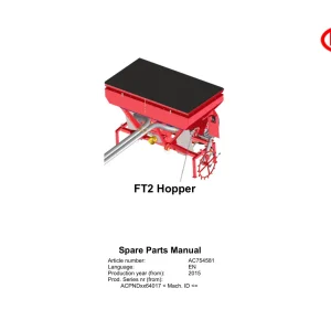 Vicon Ft2 2015 Parts Manual