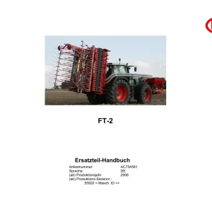 Vicon Ft2 2008 Parts Manual