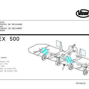 Vicon Fanex 500 Parts Manual