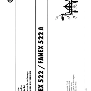 Vicon Fanex 522 Parts Manual