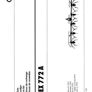 Vicon Fanex 772A Parts Manual