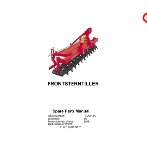 Vicon Frontsterntiller 2008 Parts Manual