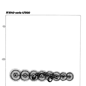 Vicon H1040 Parts Manual