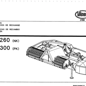 Vicon Hpc260 Hpc300 Parts Manual